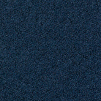 Vescom Lani fabric texture, deep blue looped pile, matte finish, commercial grade, with manufacturer text “horm > vescom lani 7060 42”.